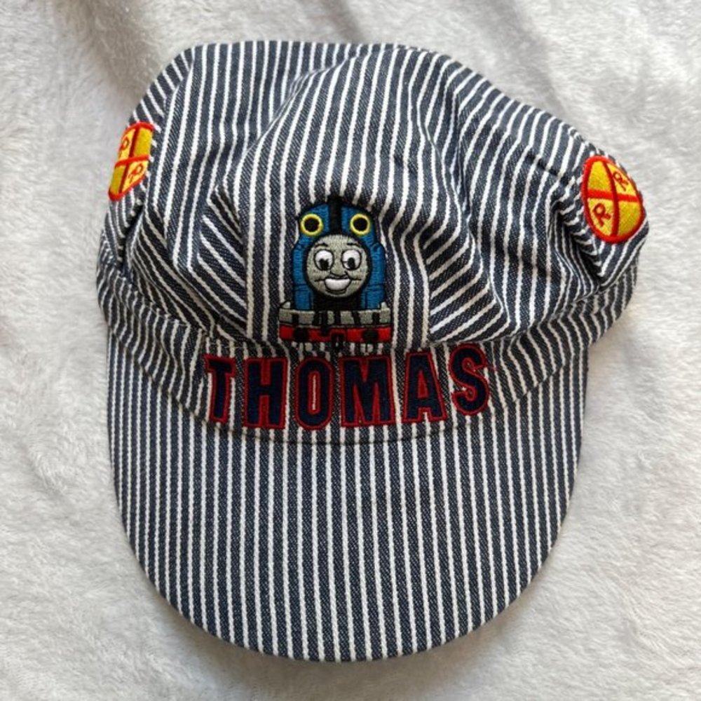 Thomas Train Conductor Hat Kids‎ Tank Engine Striped Costume Cap